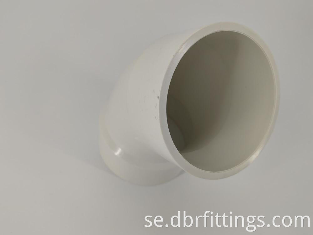 DWV PVC fittings 45 STREET ELBOW for Construction